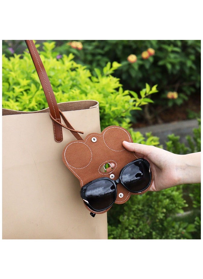 Generic Leather Sunglass Case Glasses Case Holder  - Image 4