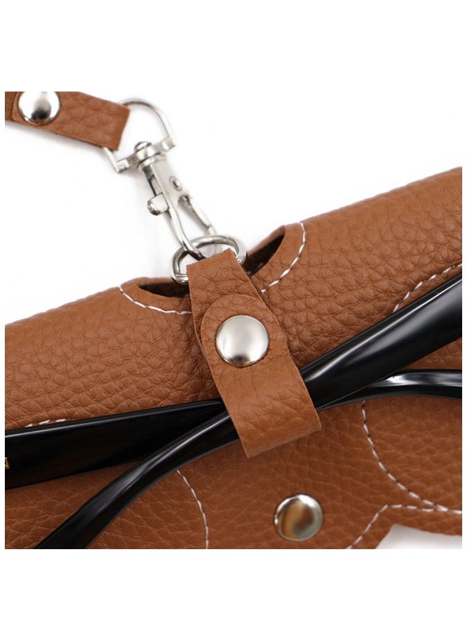 Generic Leather Sunglass Case Glasses Case Holder  - Image 3