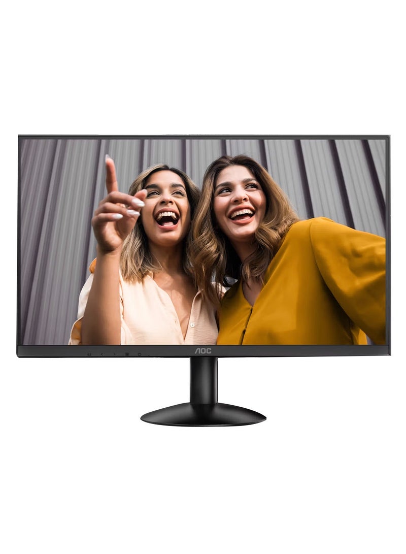 AOC 21.5” FHD VA display with wide viewing angle and features to ease long working hours black - Image 1
