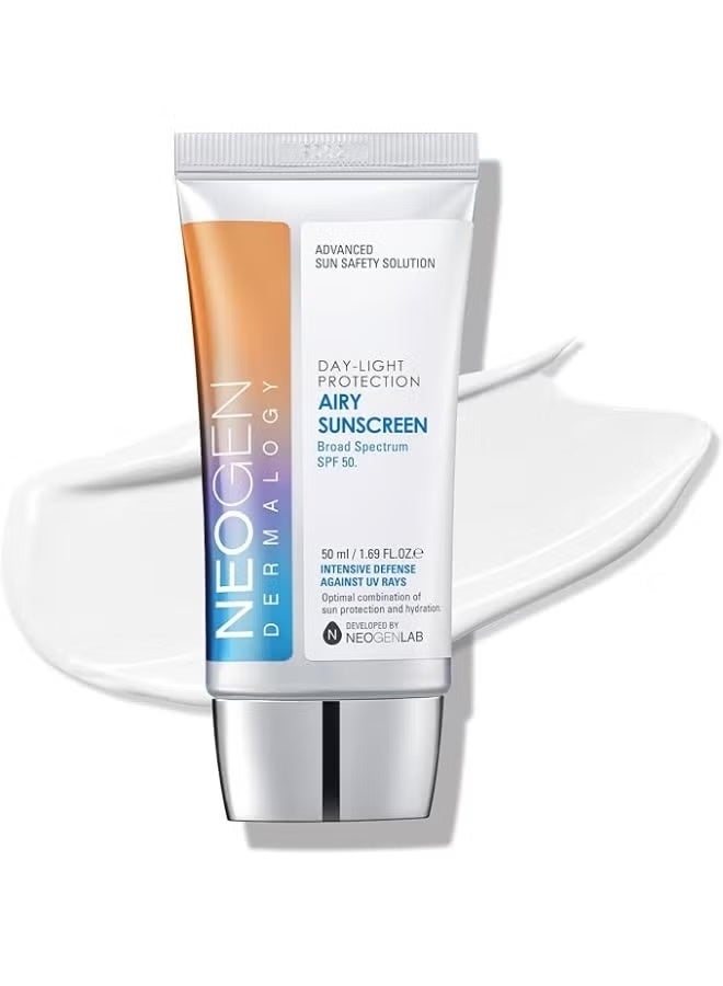 NEOGEN Dermalogy Day-Light Protection Airy Sunscreen SPF 50, 50ml/1.69 Fl.oz, - Image 1