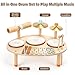 Vanplay Drum Set for Toddler Toys for 2 3 4 Year Old Girls Boy Gifts 9 in 1 Wooden Montessori Musical Instruments with Xylophone for Kids 35 Christmas Birthday Gifts for Toddlers 24 - Image 3