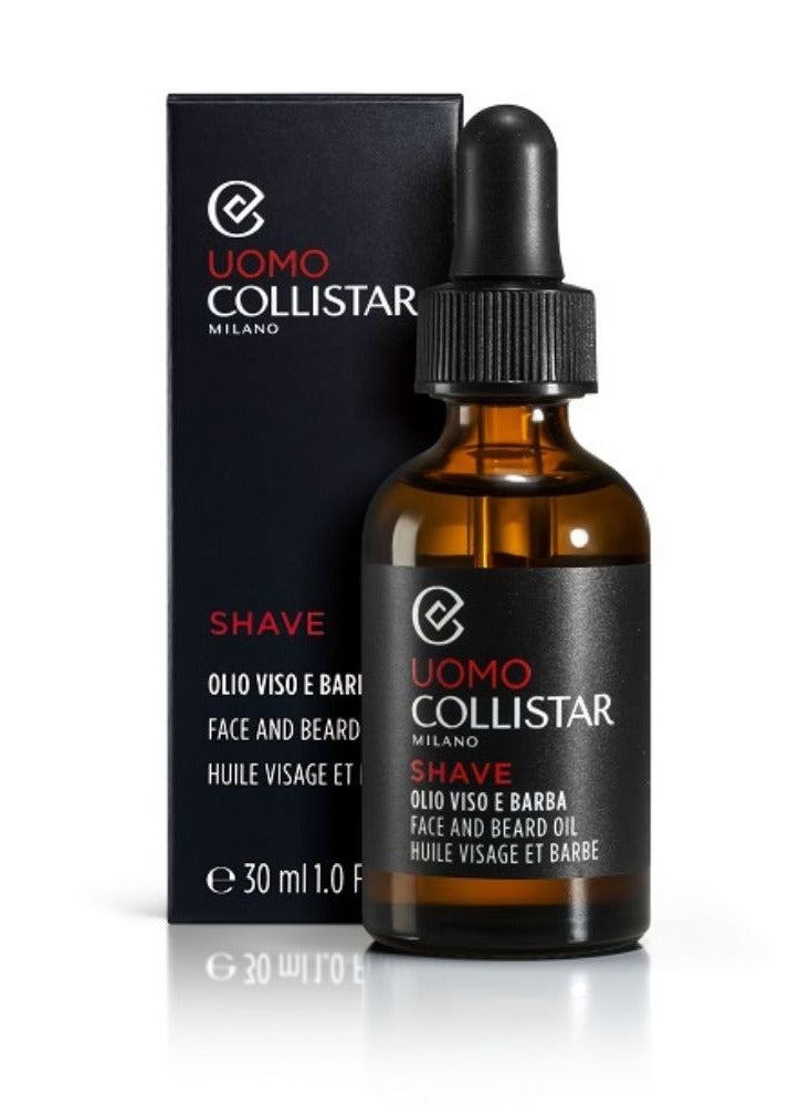 COLLISTAR Collistar Uomo Face and Beard Oil Hydration and Nourishment 30ml - Image 4