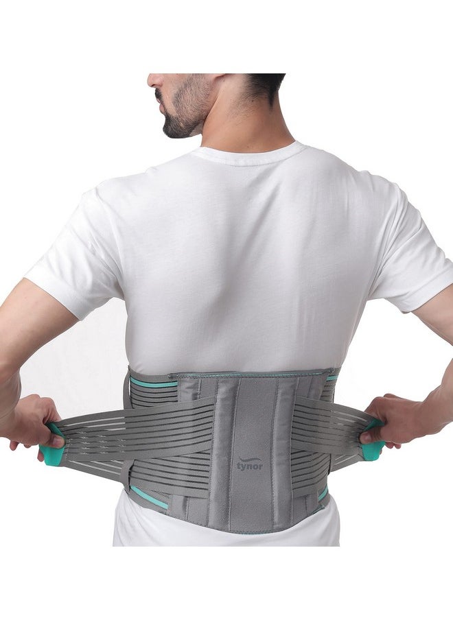 Tynor - TYNOR LS Belt Lumbopore, Grey, Large, 1 Unit - Image 1