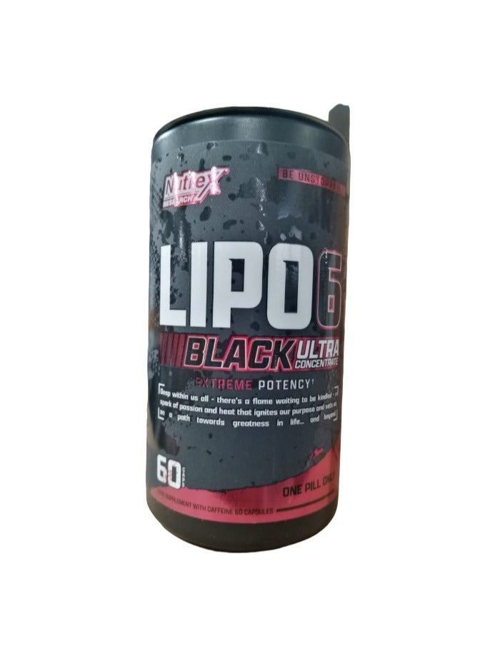 Nutrex Research Lipo-6 Black Ultra Concentrate  - Image 2