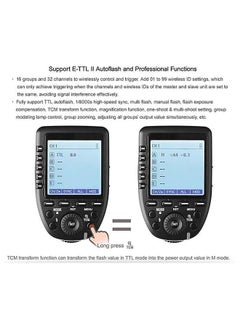 Godox Godox Camera Flash Trigger Xpro-F for Fuji Fujifilm Wireless Remote 2.4GHz 1/8000s HSS TTL-Convert-Manual Large Screen Design Customizable Functions  - Image 3
