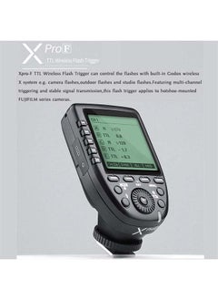 Godox Godox Camera Flash Trigger Xpro-F for Fuji Fujifilm Wireless Remote 2.4GHz 1/8000s HSS TTL-Convert-Manual Large Screen Design Customizable Functions  - Image 5
