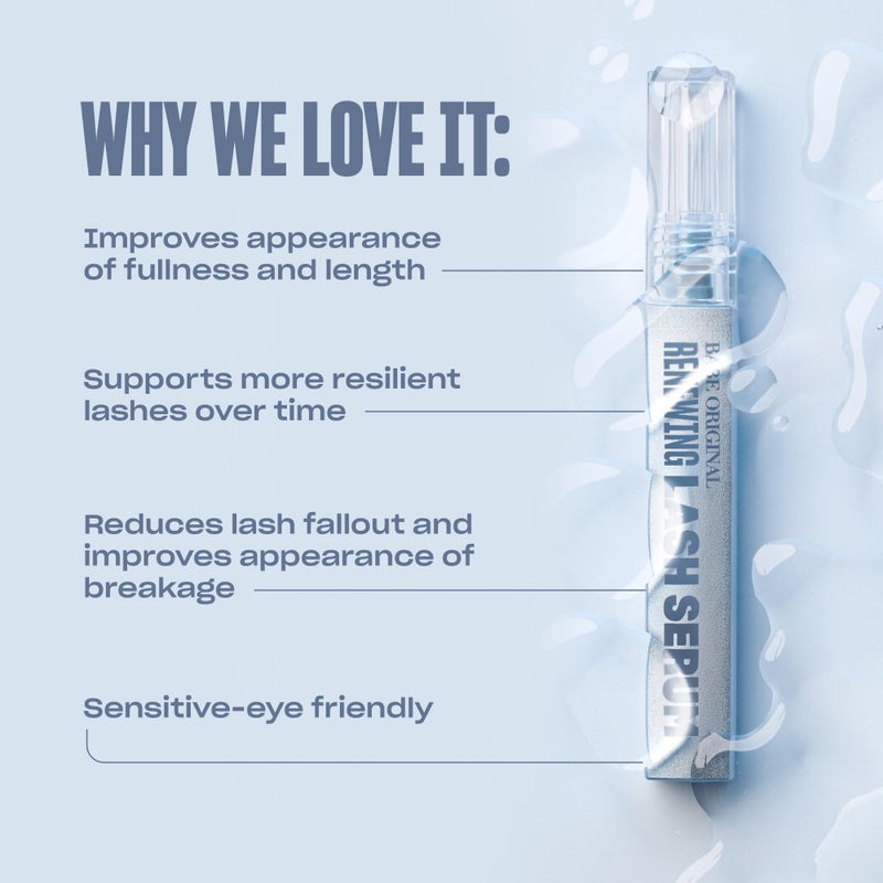 BABE ORIGINAL Renewing Lash Serum â€“ Prostaglandin-Free, Peptide-Infused Gentle Lash Serum for Fuller, Longer-Looking Lashes, Lash Enhancing Treatment with Nourishing Botanicals, Vegan & Cruelty-Free - Image 4