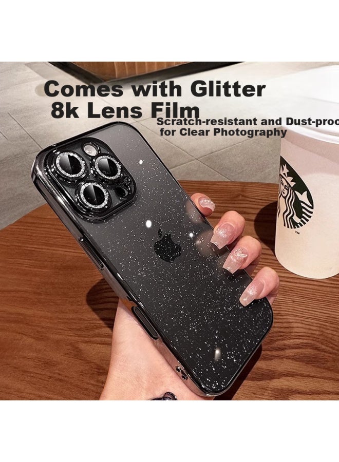 Divi "starry Galaxy" Transparent Protective Case For Apple Iphone 13 Pro Max With Built-in Lens Film - Image 3