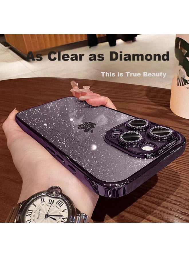 Divi "starry Galaxy" Transparent Protective Case For Apple Iphone 13 Pro Max With Built-in Lens Film - Image 4