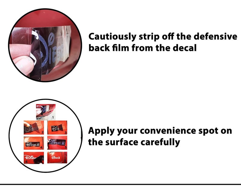 Claw cuts ملصق كلوا كاتس أدفوكيت العاكس والمقاوم للماء للسيارات والدراجات - سهل الالتصاق برمز المحامي، أسود وأبيض (طول 15 سم × ارتفاع 6 سم) - Image 3