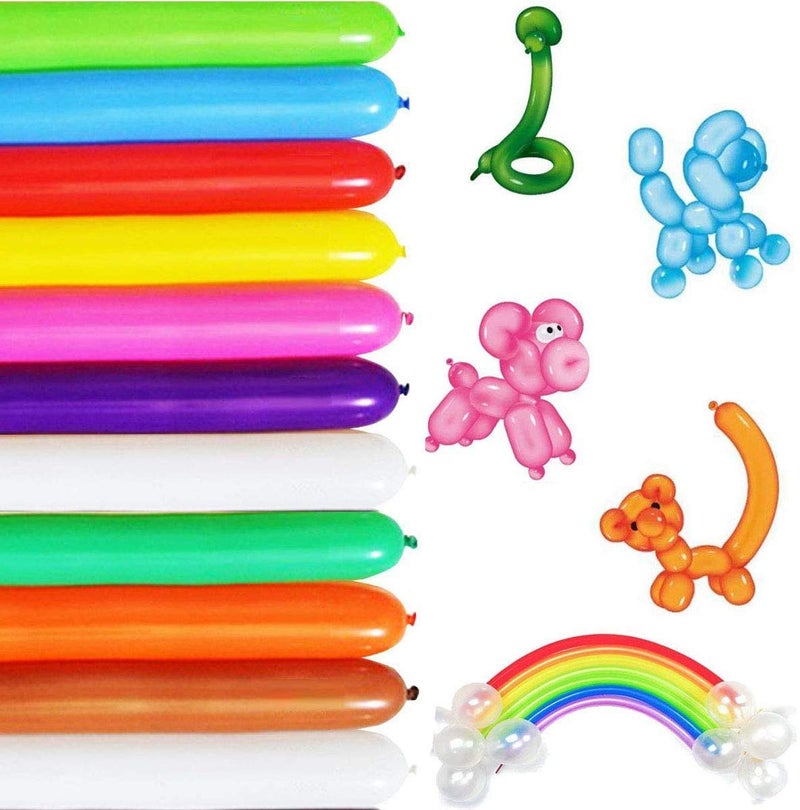 smartberry 200pcs Balloon Animal Kit  260q Long Balloons for Twisting Magic Balloons  Red Animal Balloons  Birthday Party Decorations  UnisexKids - Image 1