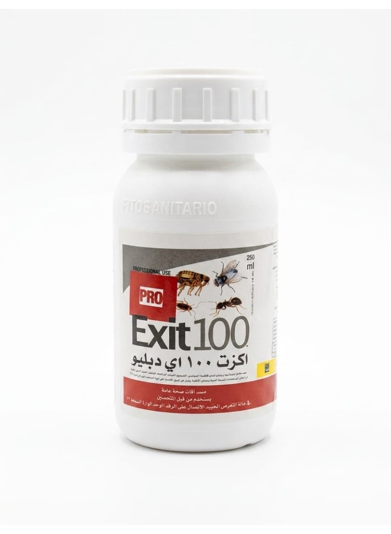 PRO Exit 100 EWD Insecticide To Control Cockroaches Bed Bugs Fleas  Mosquitoes  Ants And Flies (250 ml). - Image 1