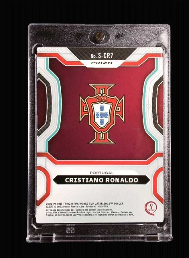 بانيني بطاقة كرة قدم بتوقيع كريستيانو رونالدو، بطاقة تداول موقعة فردية، إصدار للمجمعين، تذكارات وبطاقات رياضية لعشاق كرة القدم وهواة الجمع - Image 4