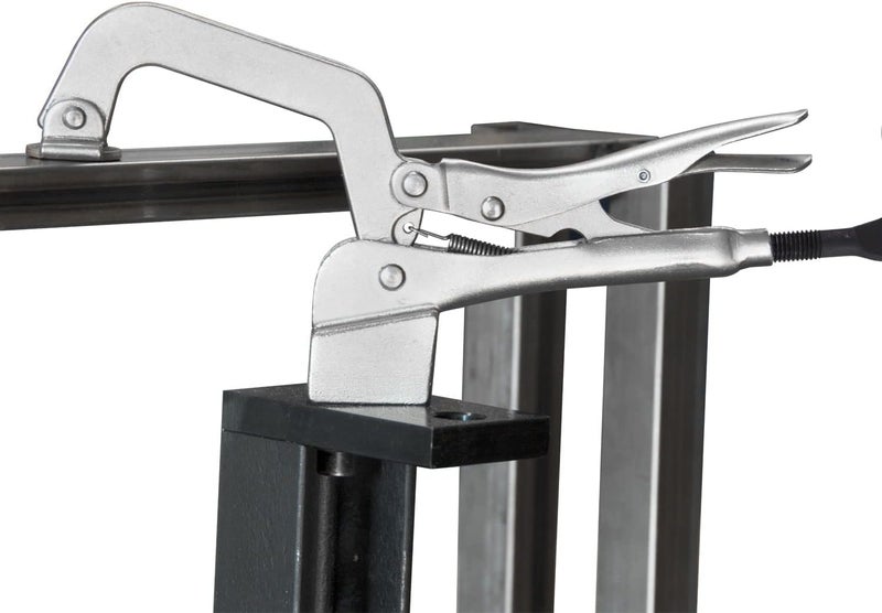 BuildPro Inserta Pliers, ∅5/8" Insert, 3" Throat Depth, 4" Opening, Table Mounted Clamp, Rear Crank Handle, For Welding Tables, PTT634K - Image 4