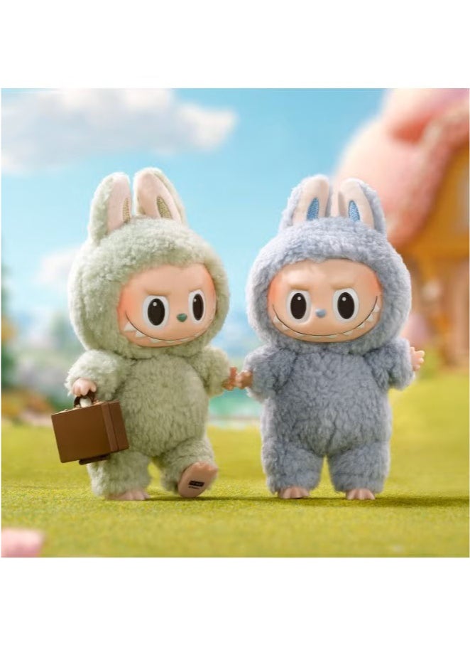 LABUBU 2 Pieces of Labubu Vinyl Face Plush Blind Box Macaron Monster Random Shape in a Box  - Image 5