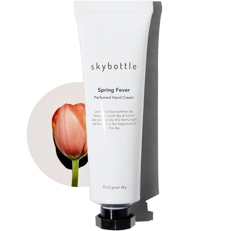 skybottle Hand Cream Nourishes Very Dry Hands Korean Hand Lotion Hand Care for Women  Men Perfumed with Tulip Lemon Floral Scent with Shea Butter Girls Valentine Gift 17 Fl Oz