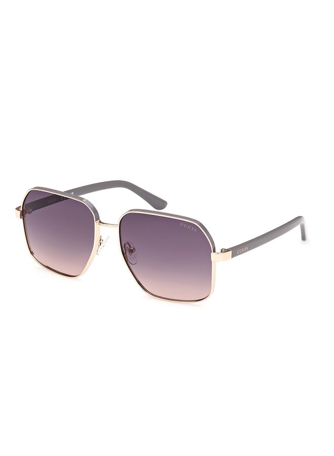 GUESS Women's UV Protection Square Sunglasses - GU0010732B58 - Lens Size: 58 Mm - Image 1