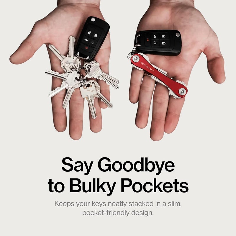 key smart KeySmart Key Holder for Keychain Key Ring - Compact Key Organizer Key Chain Key Case, Minimalist Pocket EDC Key Chain - Image 2