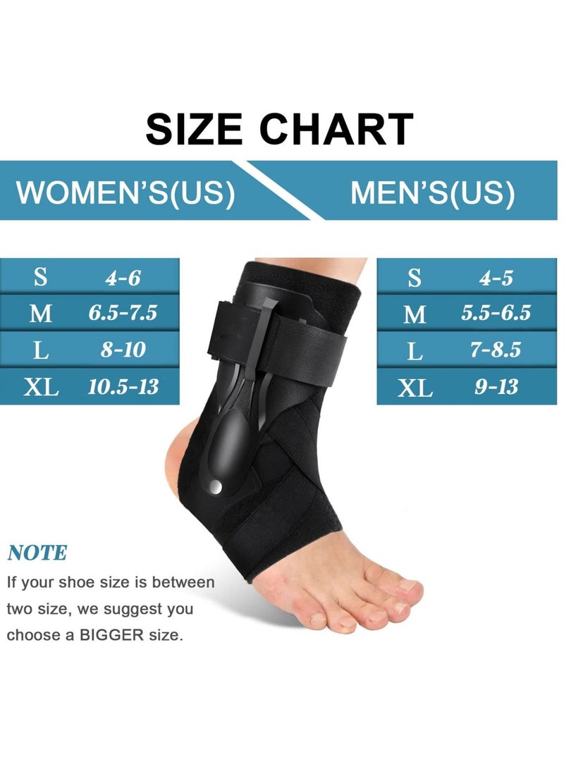 1 ankle brace, ankle sprain support brace, ankle brace for men and women, ankle brace for basketball, football and volleyball - size L - Image 5