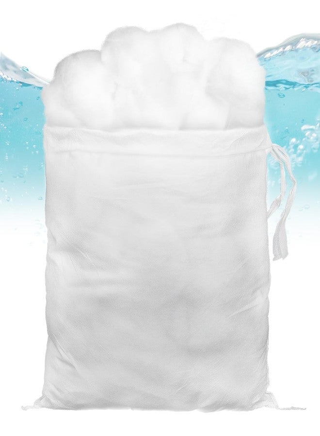 باوفلي خيط ترشيح باوفلاي لحوض السمك، وسائط ترشيح لأحواض السمك، خيط ترشيح لأحواض السمك، قطن ترشيح من البوليستر للمياه العذبة والمالحة، إسفنجة ألياف بيضاء للترشيح، 8.8 أونصة - Image 1