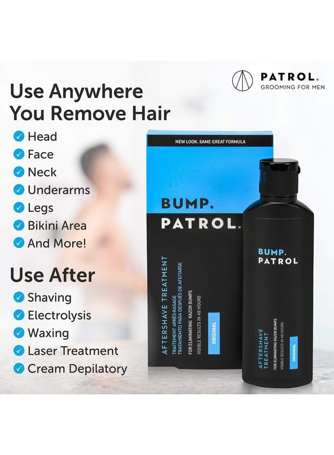 Bump Patrol Original Formula After Shave Bump Treatment Serum - Razor Bumps, Ingrown Hair Solution for Men and Women - 2 Ounces 2 Pack - Image 3