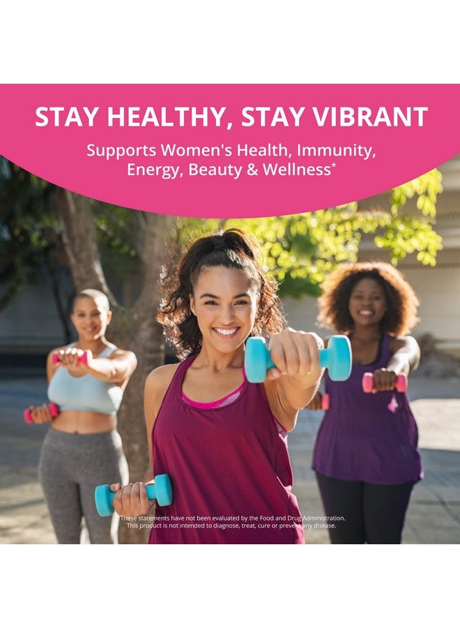 NuBest فيتامينات دعم المناعة والطاقة والعظام والقلب والرفاهية للنساء 18+ - 60 كبسولة نباتية؛ إمداد لشهر واحد - Image 5