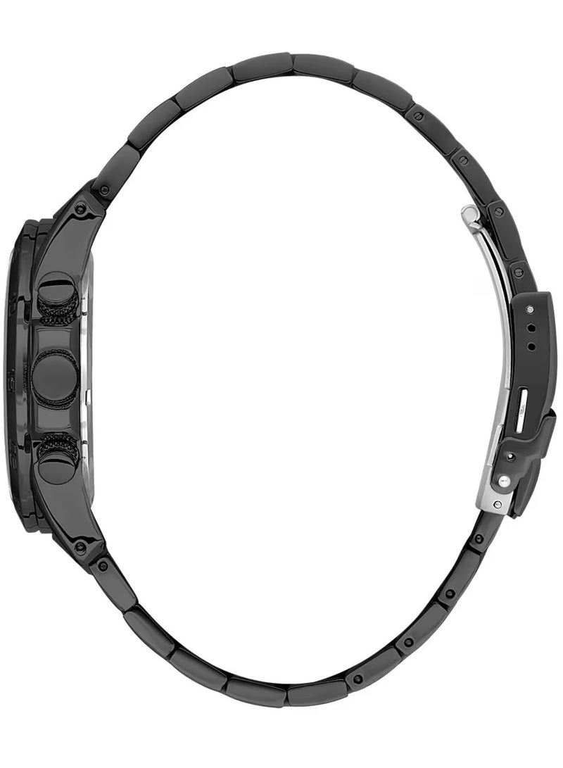 دانيل كلاين ساعة دانيال كلاين للرجال بسوار معدني ومينا سوداء كاجوال حصرية DK.1.13747-5 - Image 2