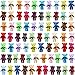 Haconba 72 Packs 47 Inch Mini Teddy Bears Bulk Small Plush Bears Stuffed Animals for DIY Keychain Birthday Christmas Easter Wedding Valentine Party Supplies 18 Colors - Image 2