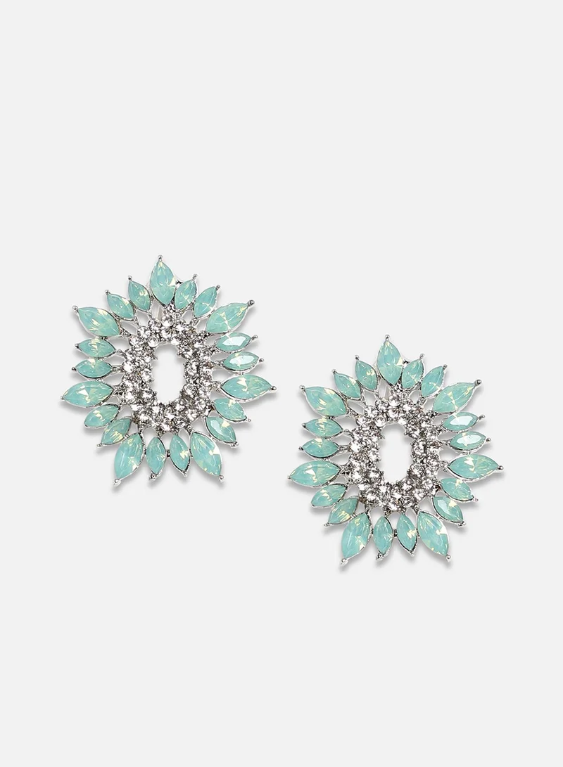 SOHI Forest Tranquility Artificial Stud Earring Jewellery