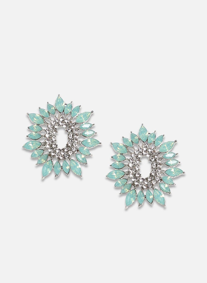 SOHI Forest Tranquility Artificial Stud Earring Jewellery - Image 2