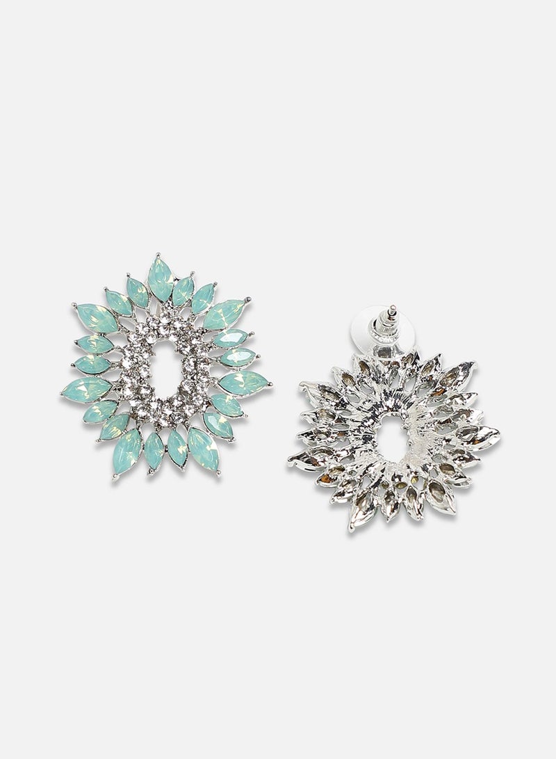SOHI Forest Tranquility Artificial Stud Earring Jewellery - Image 3