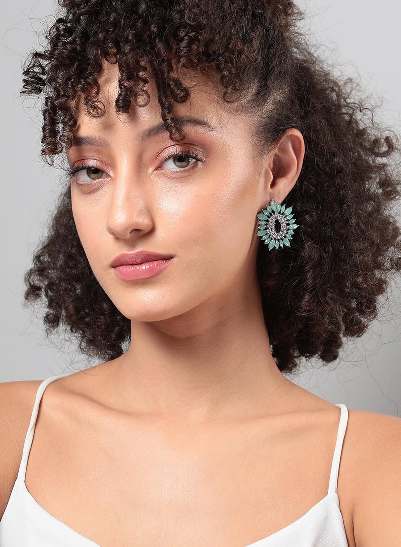 SOHI Forest Tranquility Artificial Stud Earring Jewellery - Image 4