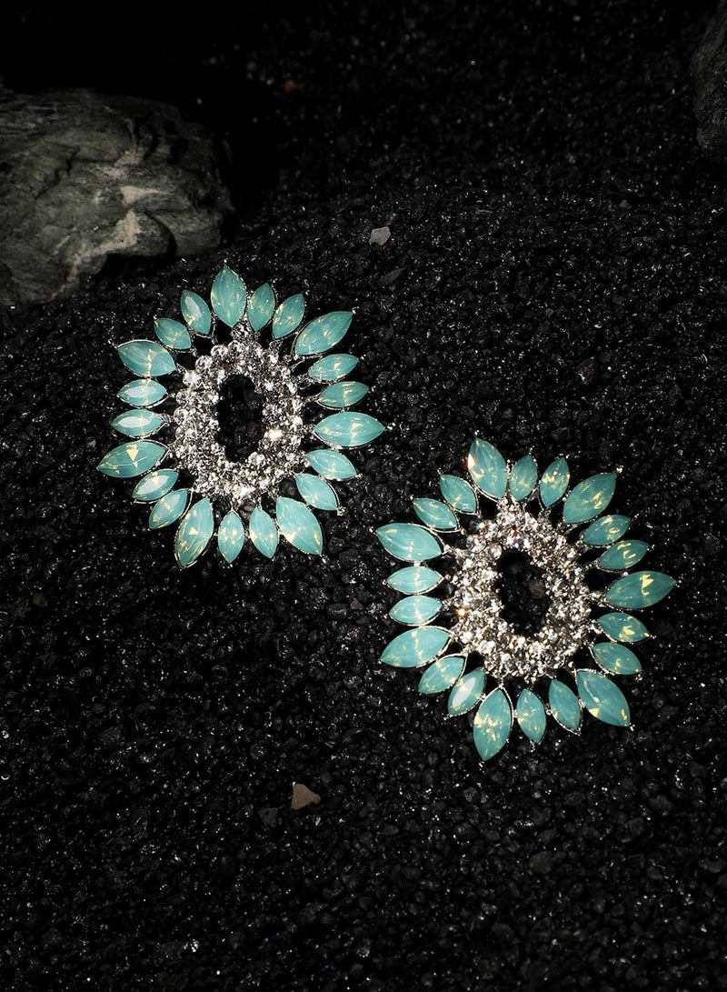SOHI Forest Tranquility Artificial Stud Earring Jewellery - Image 5
