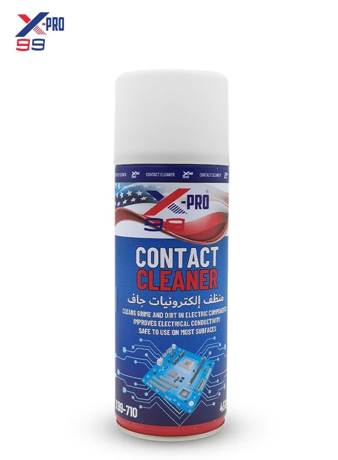 XPRO Contact Cleaner Spray for Cleaning Oil, Flux and Grime Removal, Dirt in Electronics Devices and Components 450ml X99-710 - Image 1