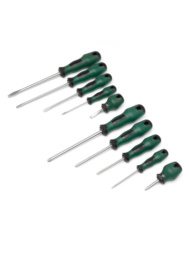 Sata SATA ST09303ME 10-Piece Cushion Grip Combination Screwdriver Set  - Image 1