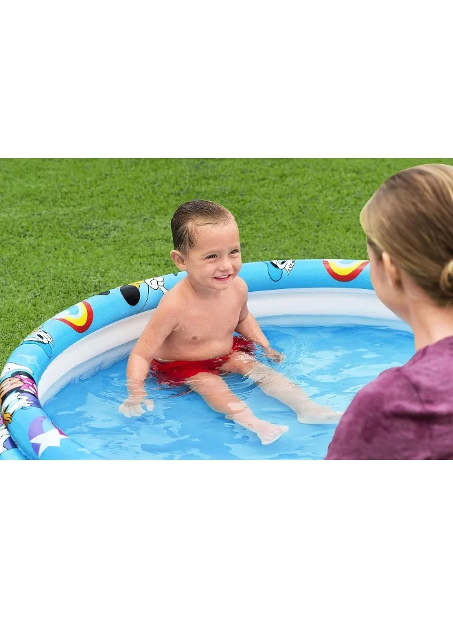 بست واي BWAY MICKEY POOL 3-RING 122X25 1.22mx25سم