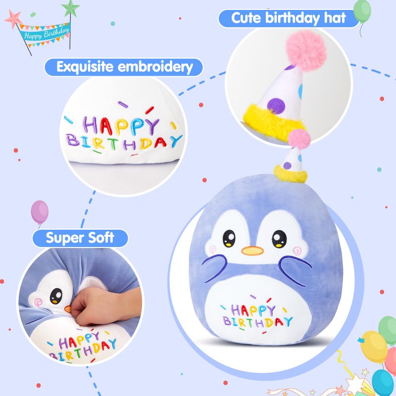 CozyWorld وسادة بطريق كوزي وورلد 13 عيد ميلاد دمى محشوة بطريق ناعمة هدايا دمى بطريق لطيفة لعيد الميلاد وزينة حفلات عيد الميلاد - Image 3