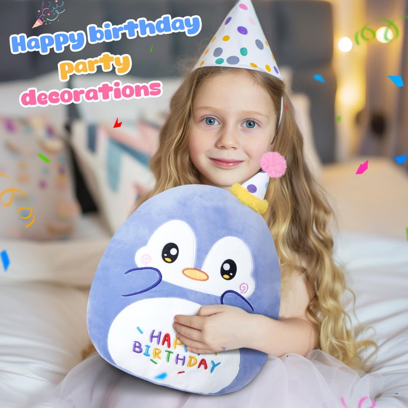 CozyWorld وسادة بطريق كوزي وورلد 13 عيد ميلاد دمى محشوة بطريق ناعمة هدايا دمى بطريق لطيفة لعيد الميلاد وزينة حفلات عيد الميلاد - Image 4