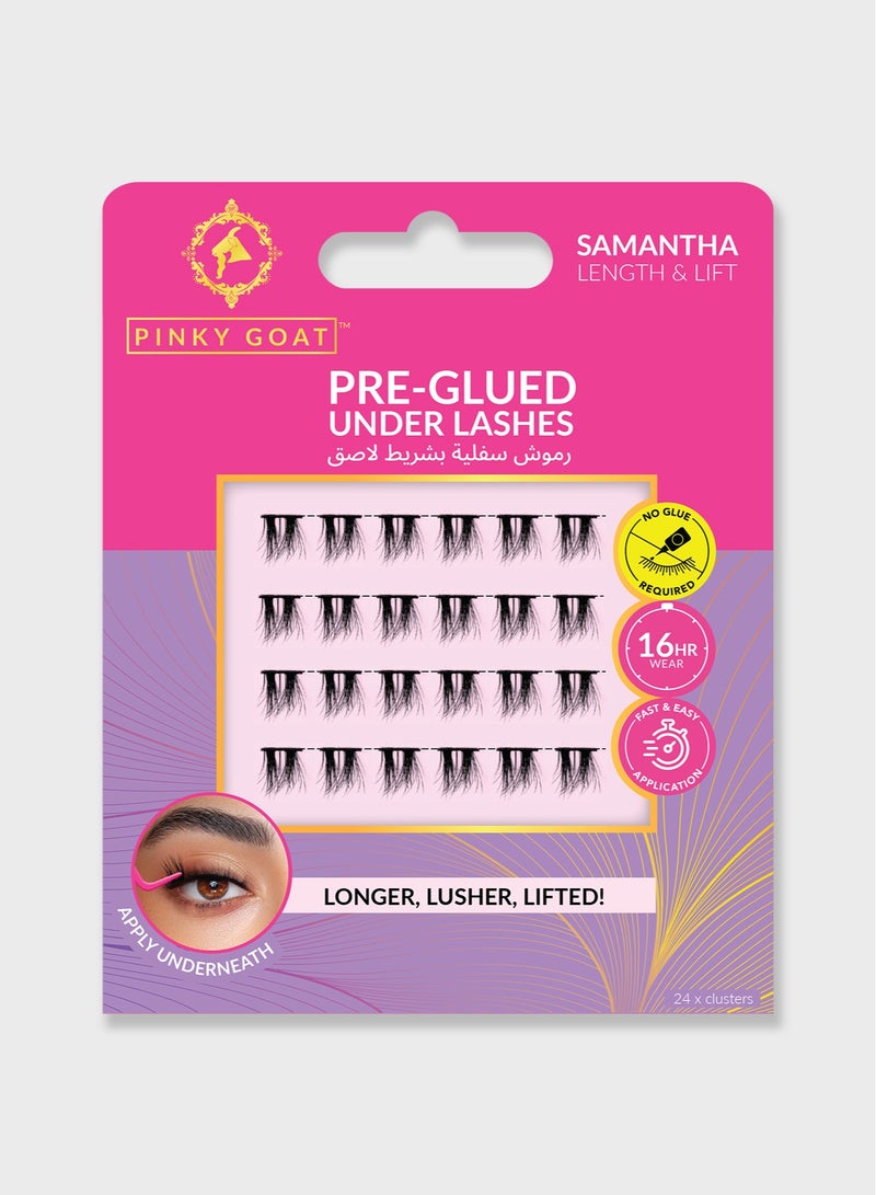 PINKY GOAT SAMANTHA Pre-Glued Under Lashes - Image 1