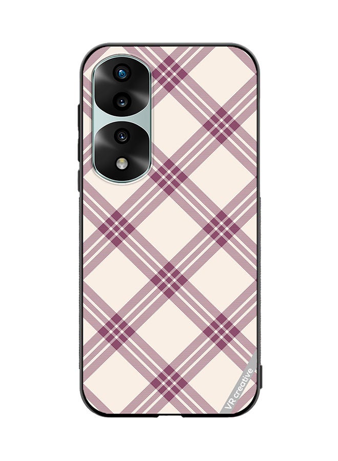 VR CREATIVE Protective Case Cover For Honor 70 Pro plus Tartan Scotland Seamless Plaid Design Multicolour - Image 1