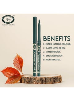 Fashion Colour Intense Revolving Kajal Waterproof Smudgeproof 12Hr Stay Matte and Metallic Finish spicy red  - Image 4