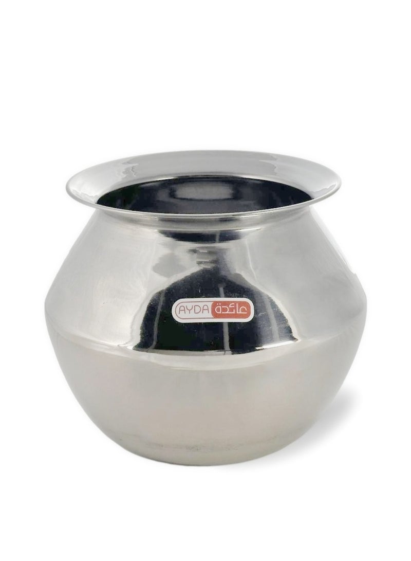Ayda Stainless Steel Pongal Handi Milk Pot Rice Pot Kalam 4Liter  - Image 1
