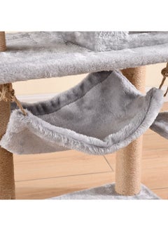 Cat Tree, Cat Tower Tree, Cat Scratching Post, Multi-Level Cat Climbing Activity Center Jumping Platform With Houses And Hammock For Indoor Cats Kittens Pets Play Rest Climb Sleeping 125x40x50 Cm - pzsku/Z9D4168648F4139DDB6D6Z/45/_/1684226184/31b8aa03-e379-4f03-9b00-ffbd0a42e537