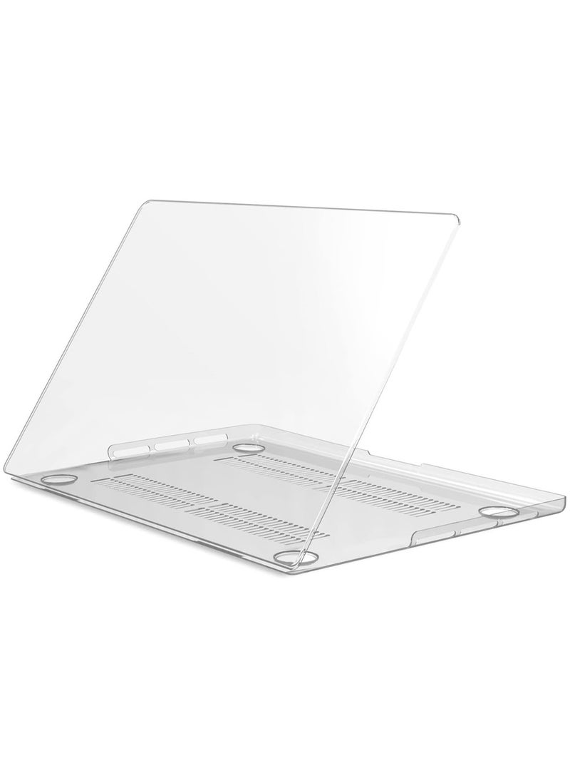 Laptop Case Cover for MacBook Air 13.6 inch 2025-2022 Release A3240 M4 / A3113 M3 / A2681 M2 Chip with Liquid Retina Display & Touch ID Protective Hard Shell Case Cover (Clear) - Image 1
