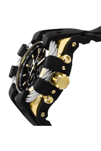 Invicta ساعة إنفيكتا للرجال 23860 بولت بعرض تناظري كوارتز باللون الأسود - Image 3