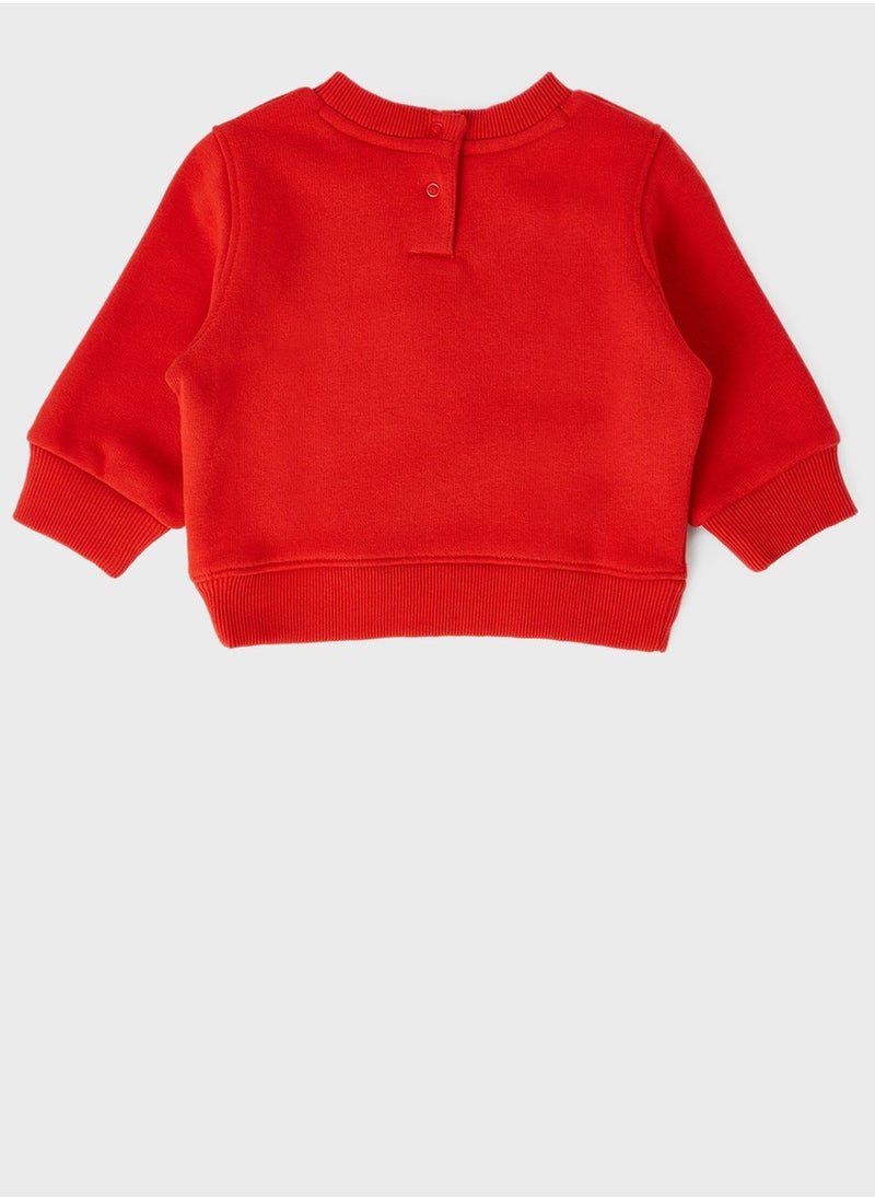 TOMMY HILFIGER - Kids Logo Sequin Flag Sweatshirt - Image 1
