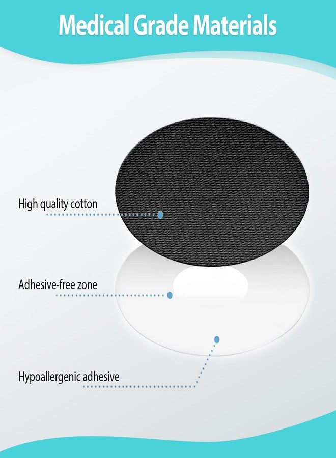 hurifeng 20Pack Adhesive Patches for G7, Premium Waterproof Flexible & Breathable Full Covers for CGM Dexcom G7,Latex-Free Overlay Patch for G7 Sensor Long-Lasting Hypoallergenic Medical Glue No Hole (Black) - Image 3