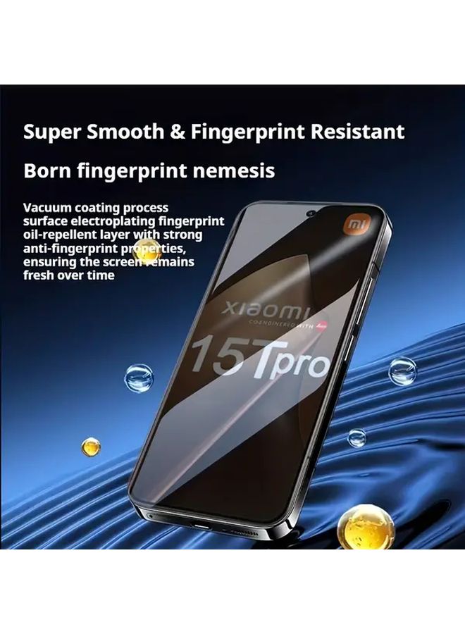 2pcs Privacy Hydrogel Screen Protector Non Tempered Glass Anti Spy Bubble Free for Xiaomi 15T - Image 3