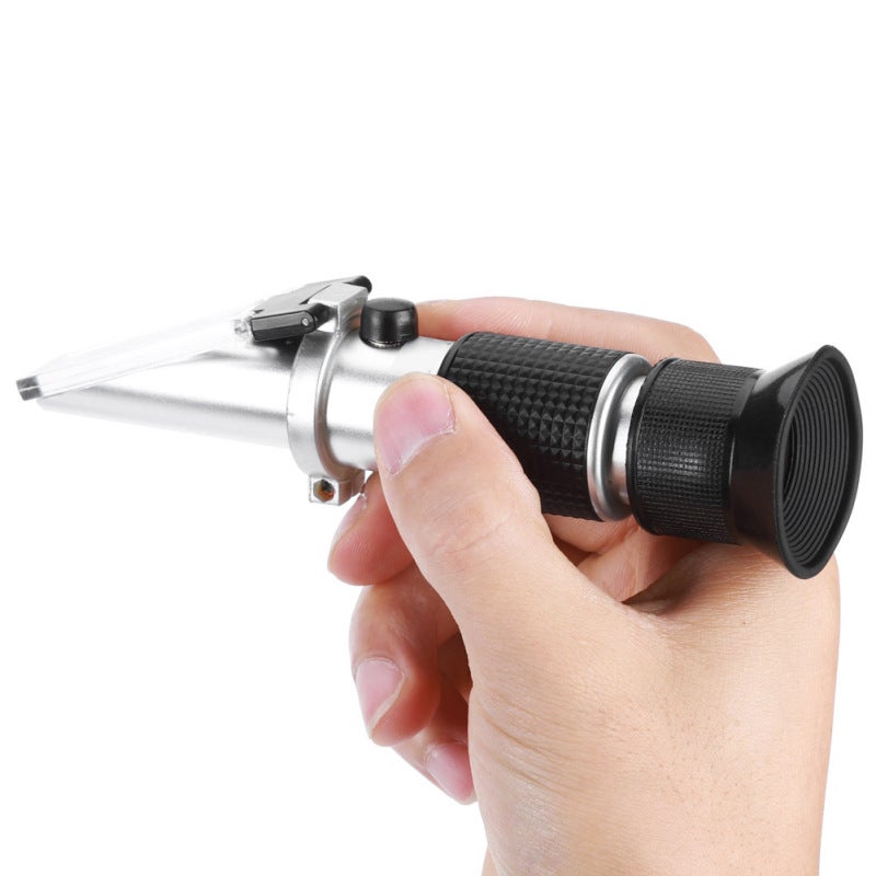 ATC Handheld Brix Refractometer 0-80% Sugar Test Range - Accurate Aluminum Refractometer for Liquid Measurement - Image 4
