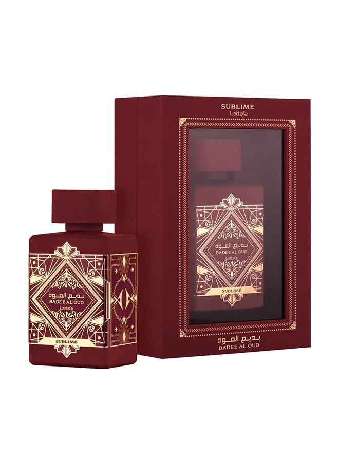 Lattafa Bade'E Al Oud Sublime (U) Edp 100Ml